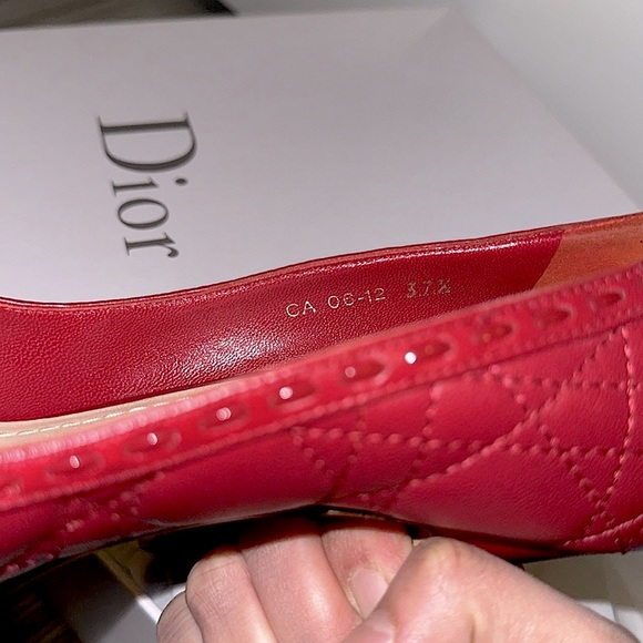 Authentic Dior classic peep toe heals from Holt Renfrew - Picture 6 of 7